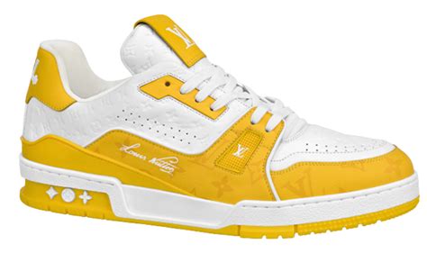 lv trainers yellow|lv trainers louis vuitton.